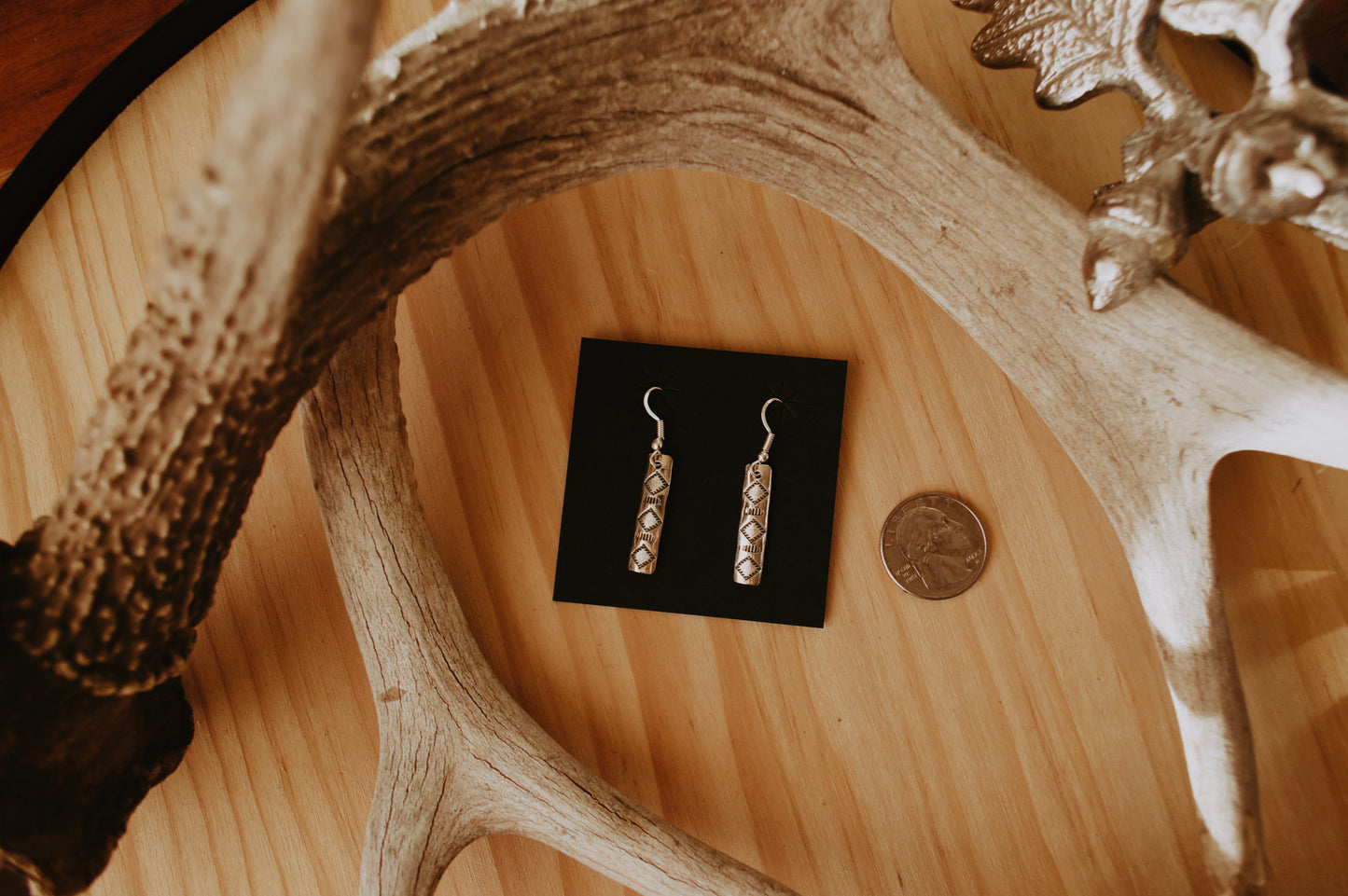 Sterling Silver Southwestern Dangle Earrings