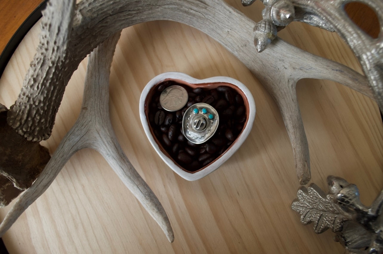 Sterling Silver and Turquoise Cowboy Hat Ring