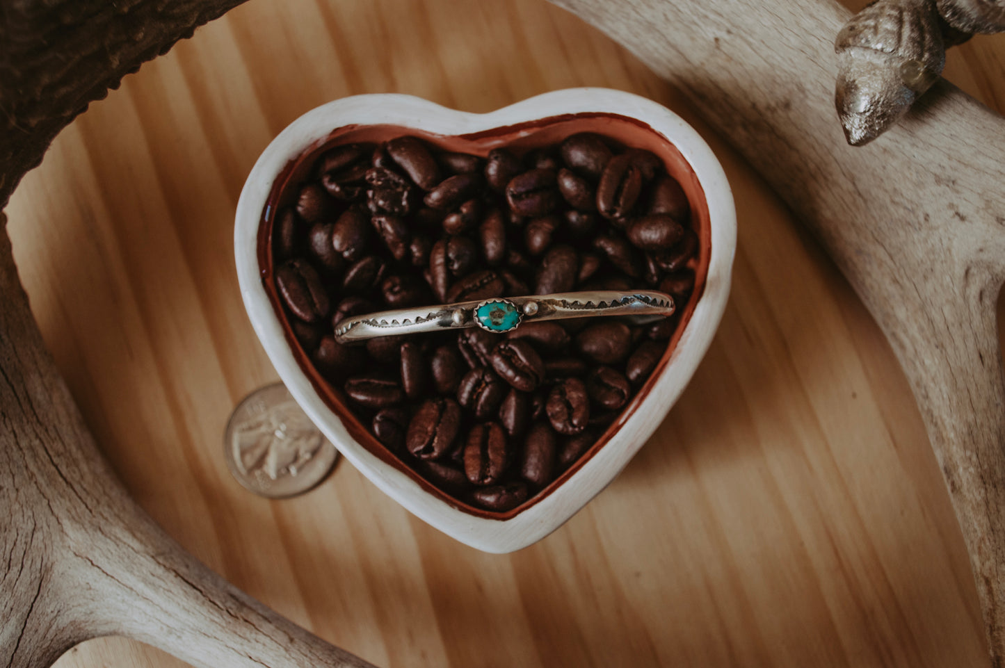 Sterling Silver and Turquoise Cuff Oval Center Stone Bracelet