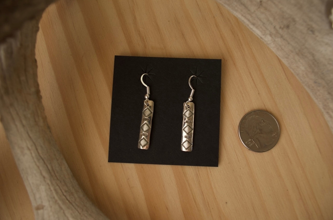 Sterling Silver Southwestern Dangle Earrings