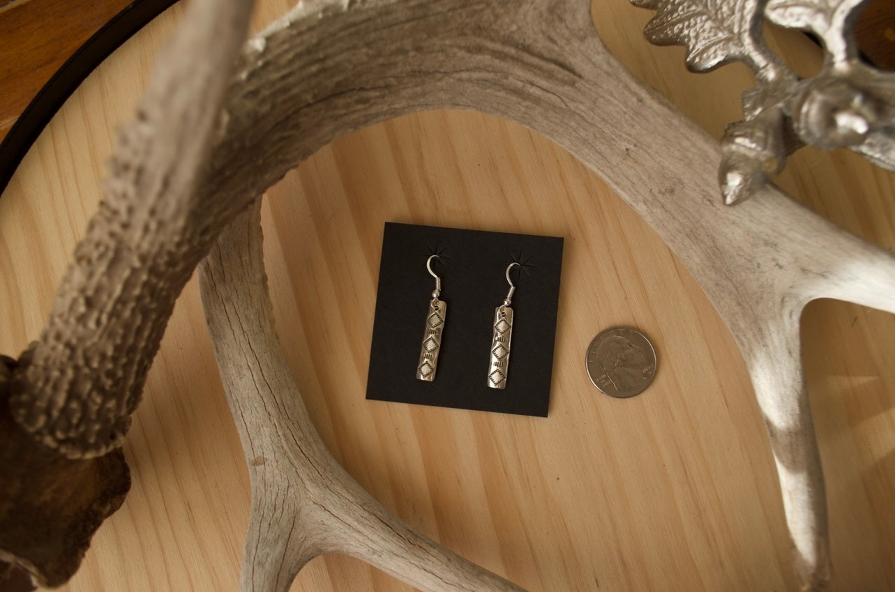 Sterling Silver Southwestern Dangle Earrings