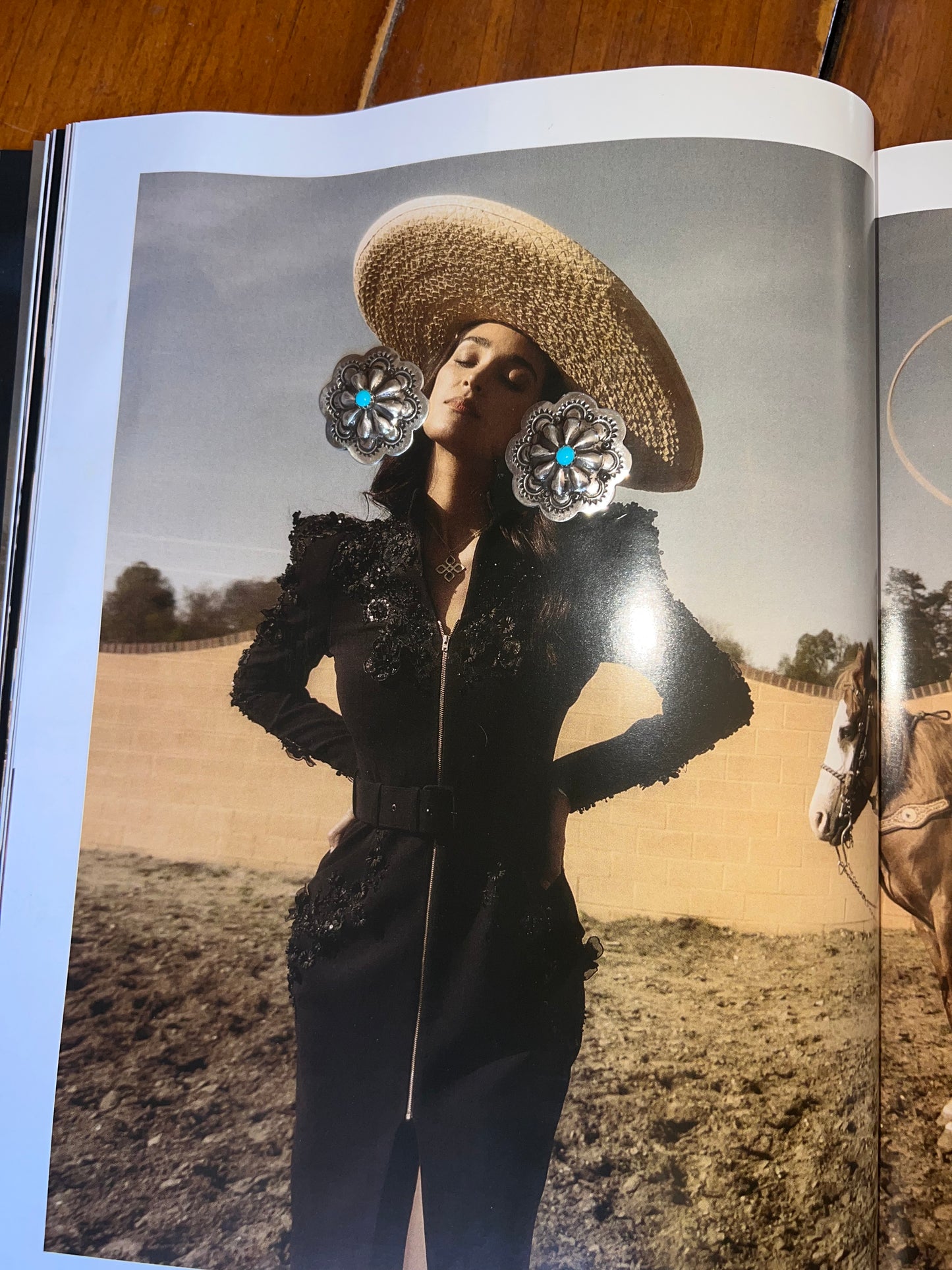 Sterling Silver and Kingman Turquoise Concho Disc Stud Earrings