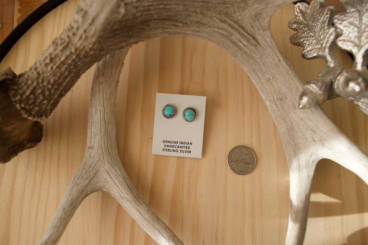 Turquoise Post Earrings
