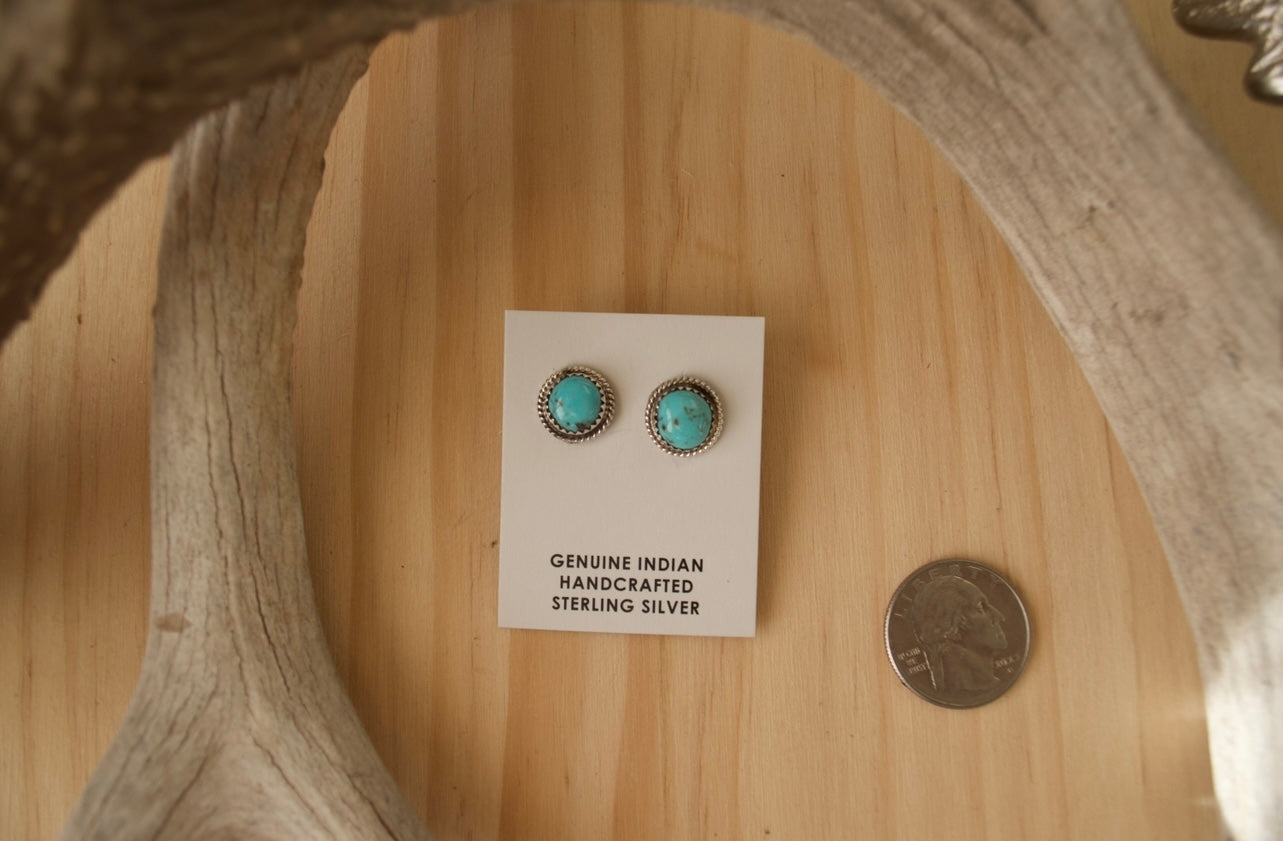 Turquoise Post Earrings