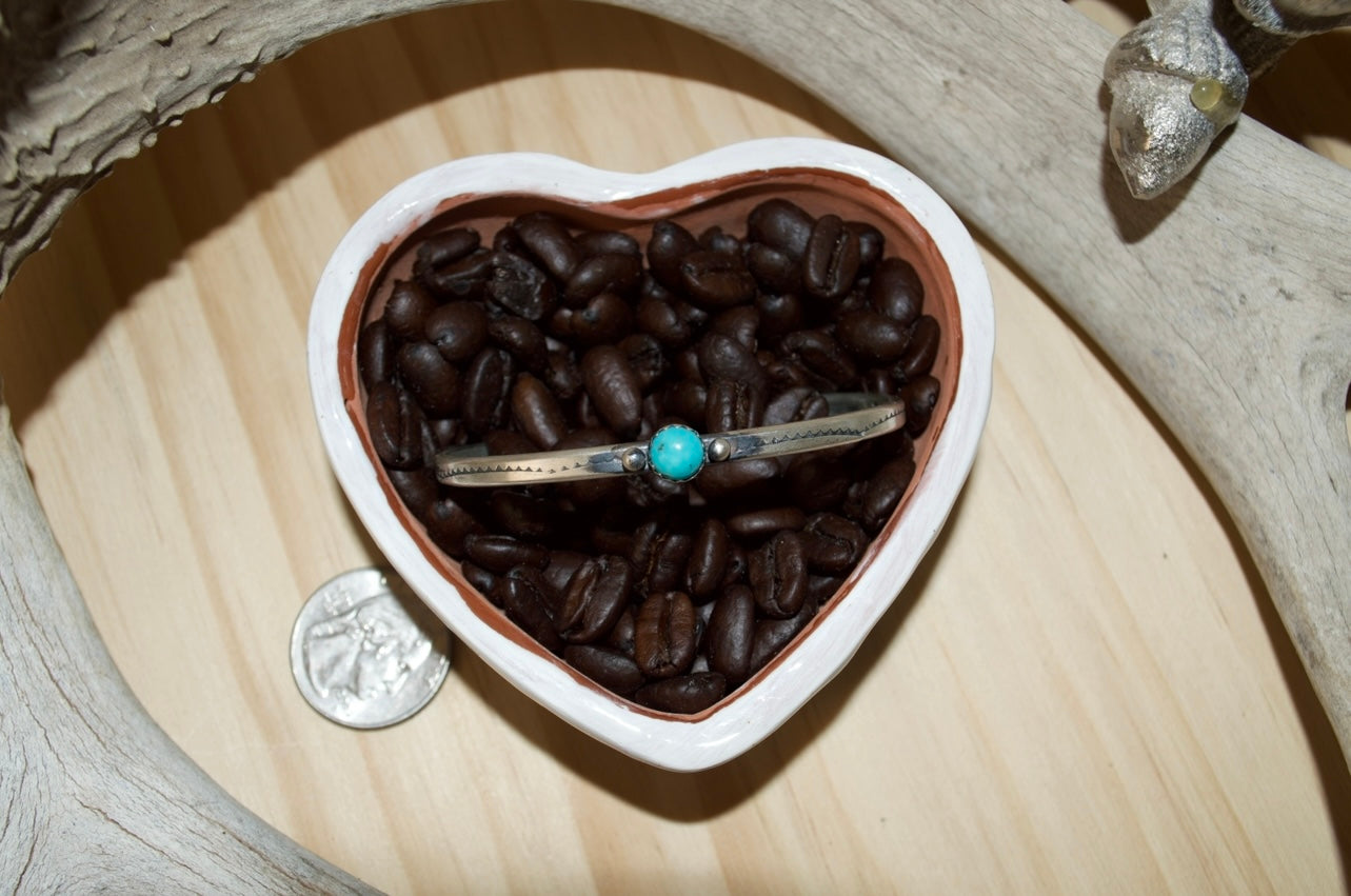 Sterling Silver and Turquoise Cuff Bracelet