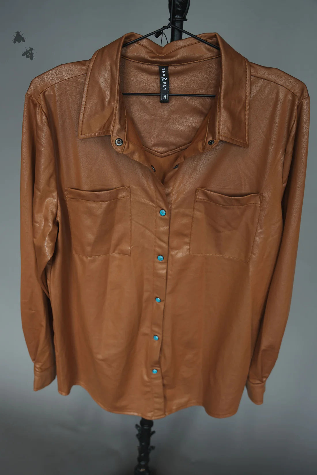 Saddle Pearl Snap Top