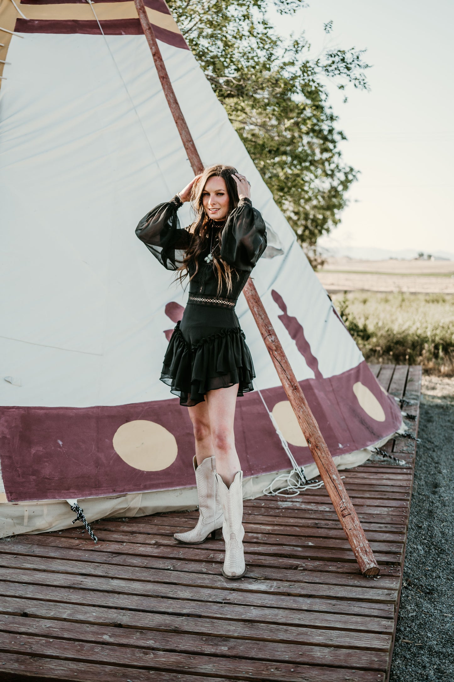 Alli V Dress