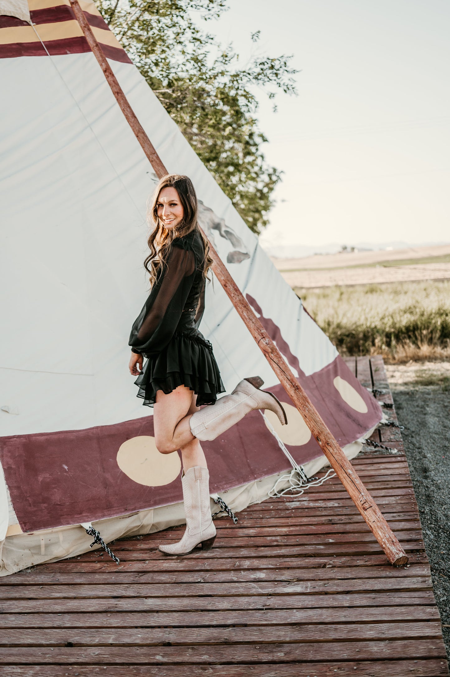 Alli V Dress