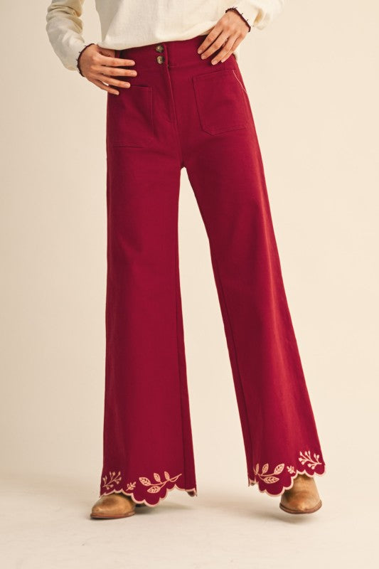 Andy Embroidered Pant