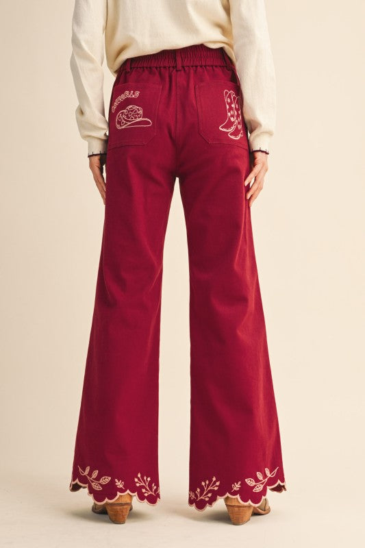 Andy Embroidered Pant