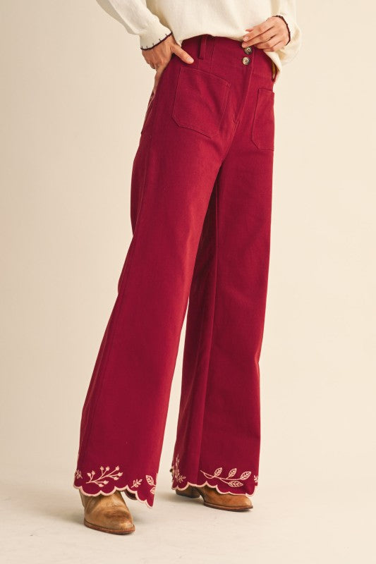 Andy Embroidered Pant