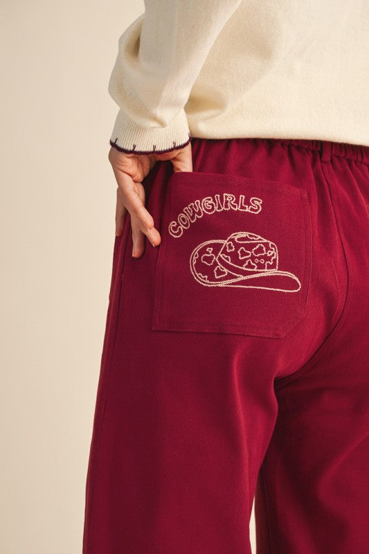 Andy Embroidered Pant