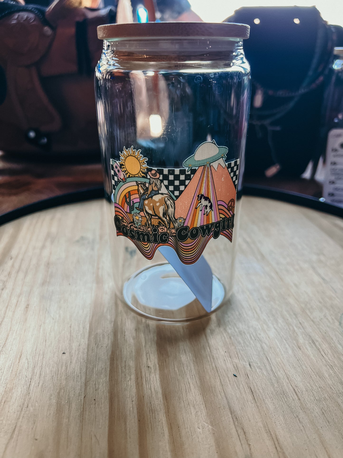 16 oz Glass Can - Halloween Collection