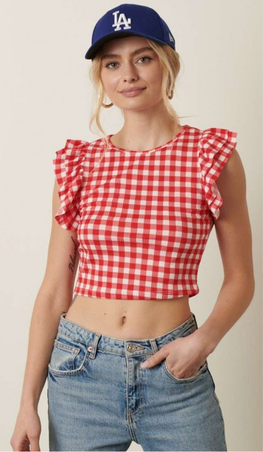 Holly Gingham Top