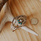 Sterling Silver and Turquoise Cowboy Hat Cuff Bracelet