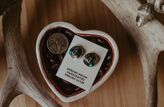 Mini Cowboy Hat Stud Earrings