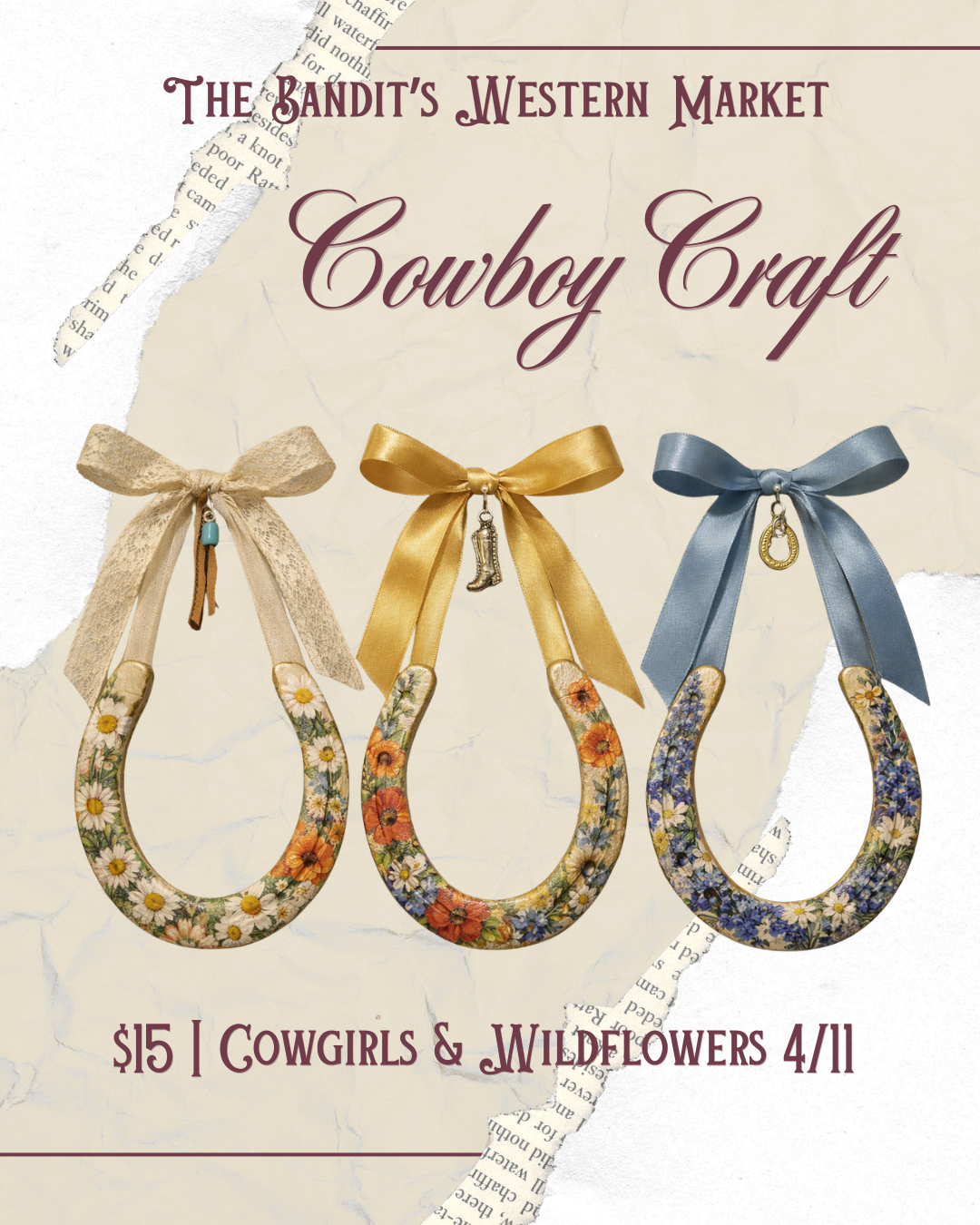 Cowgirls & Wildflowers Craft