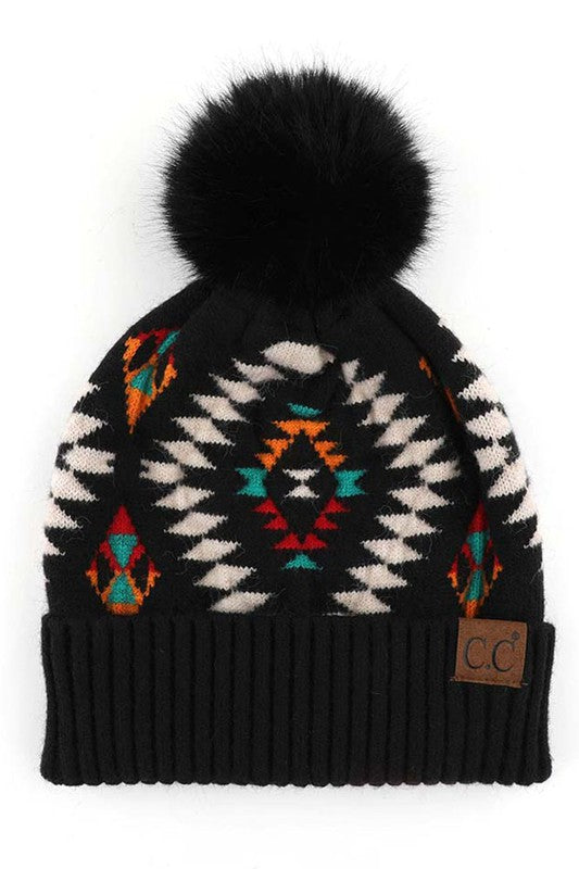 Aztec Pattern Beanie