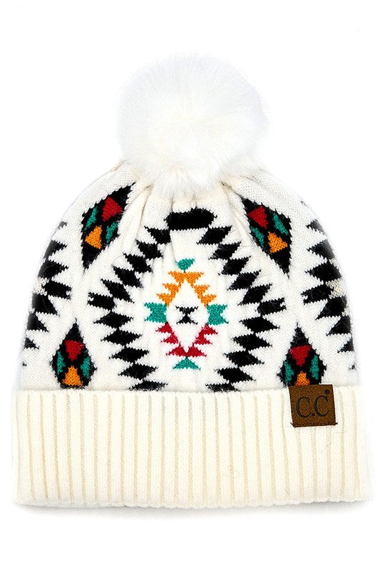 Aztec Pattern Beanie