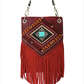 Turquoise Concho Messenger Bag