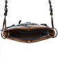 Turquoise Concho Messenger Bag